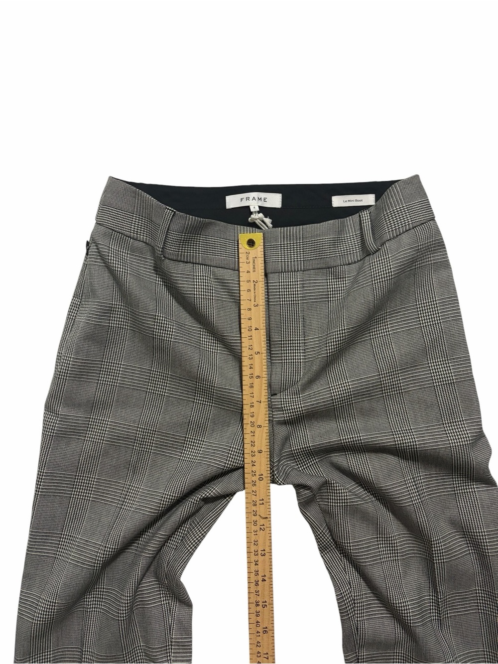 NWOT-Frame Le Mini Boot Flare Pants Size 4 - Picture 5 of 9